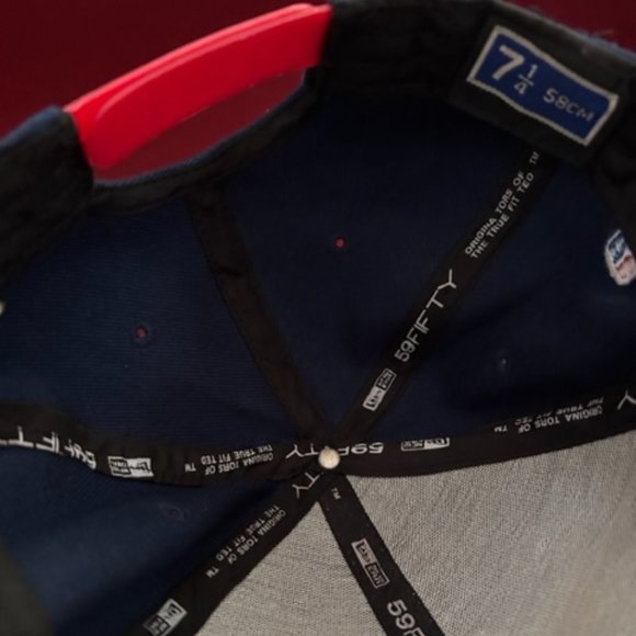 Miami Heat NBA New Era 59Fifty 7 1/4 Snap Back Hat Blue/Red - Picture 6 of 8